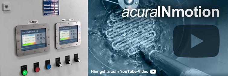 acuraINmotion - Filtration in Bewegung