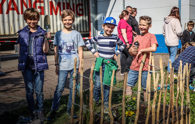 Das stolze Gärtnerteam 1