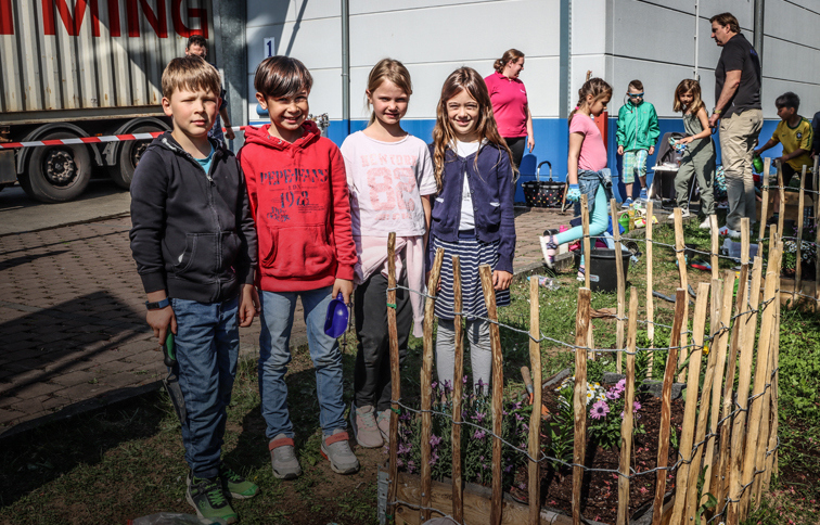 Das stolze Gärtnerteam 2